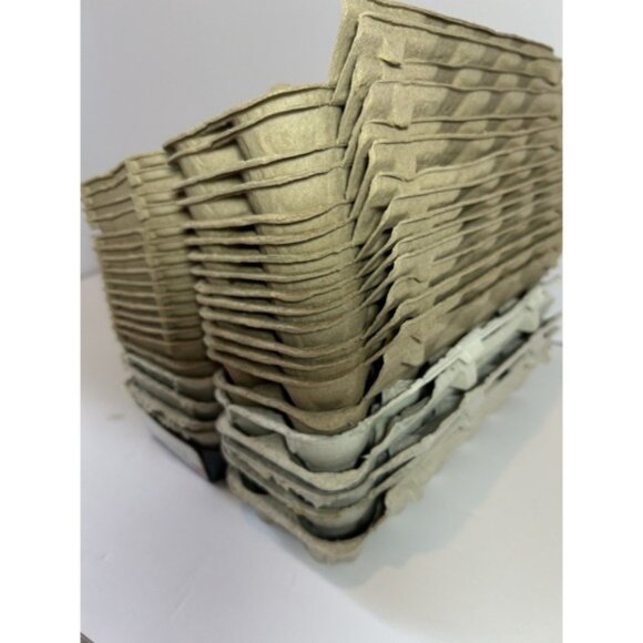 Lot of 20 - Paper Cardboard Egg Cartons Empty Holds 1 Dozen 20 Large Each Used - Picture 3 of 4